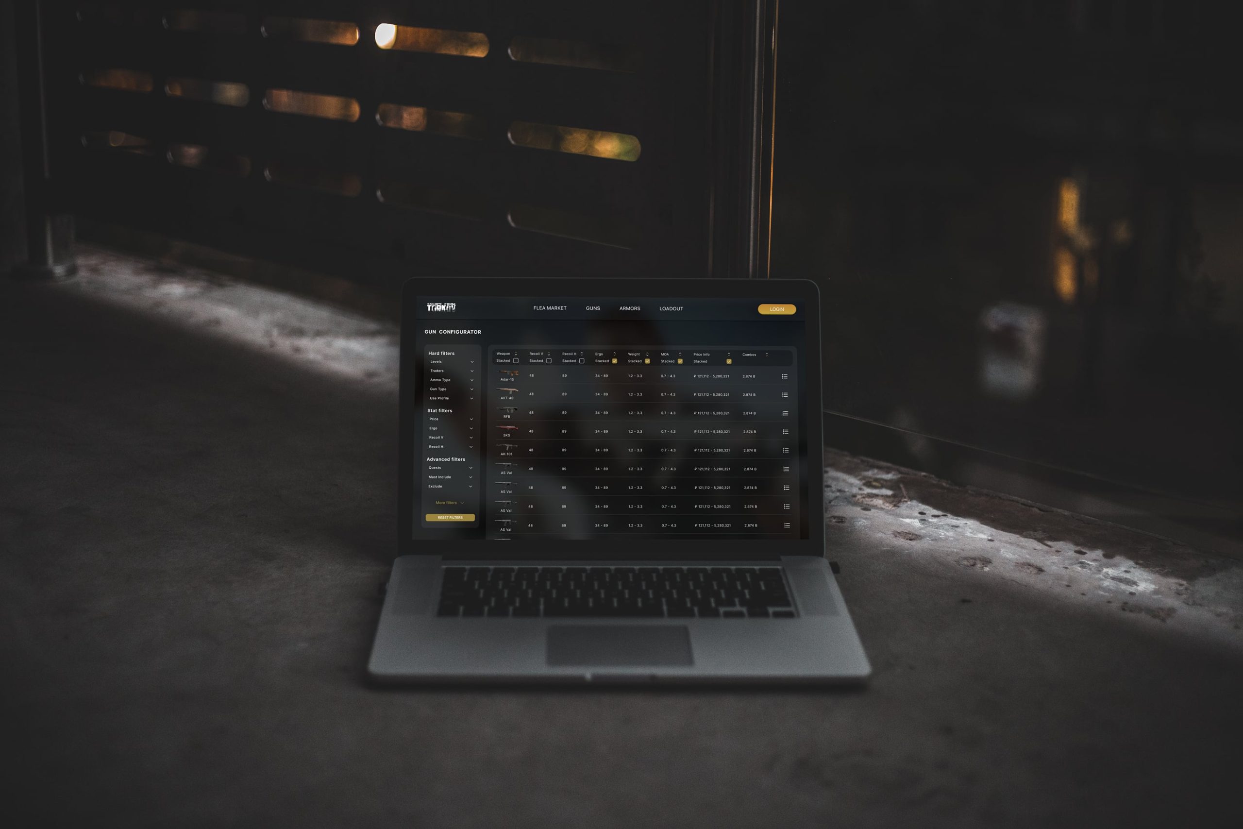 Gun Configurator Platform